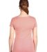Next Level 1540 Ideal V Neck Wholesale Plain t Shi in Desert pink back view