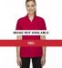 Extreme by Ash City 75027 Cotton Blend Piqué Polo Red front view