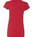 8138 J. America - Women's Glitter T-Shirt in Red/ silver back view