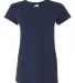 8138 J. America - Women's Glitter T-Shirt in Navy/ silver front view