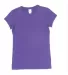 8138 J. America - Women's Glitter T-Shirt in Purple/ silver front view