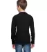 8219 J. America - Youth Game Day Jersey in Black back view