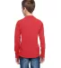 8219 J. America - Youth Game Day Jersey in Red back view