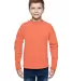 8219 J. America - Youth Game Day Jersey in Coral front view
