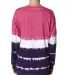 8229 J. America - Game Day Jersey in Wildberry/ very berry tie-dye back view