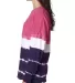 8229 J. America - Game Day Jersey in Wildberry/ very berry tie-dye side view
