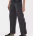 8914 J. America - Women's Zen Fleece Sweatpant in Twisted black side view
