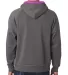 8883 J. America - Shadow Fleece Hooded Pullover Sw in Magenta back view