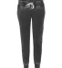 8944 J. America - Women's Zen Fleece Jogger Twisted Black front view