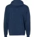 8613 J. America - Cosmic Poly Hooded Pullover Swea Royal Fleck back view