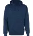 8613 J. America - Cosmic Poly Hooded Pullover Swea Royal Fleck front view