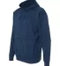 8613 J. America - Cosmic Poly Hooded Pullover Swea Royal Fleck side view