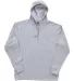 8613 J. America - Cosmic Poly Hooded Pullover Swea Ice Fleck front view