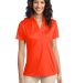 L540 Port Authority Ladies Silk Touch™ Performan Neon Orange front view