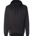 8615 J. America Tailgate Hooded Fleece Pullover Black front view