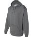 8615 J. America Tailgate Hooded Fleece Pullover Charcoal Heather side view