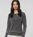 8927 J. America Women's Zen Fleece Raglan Sleeve Crewneck Sweatshirt Catalog catalog view
