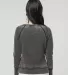 8927 J. America Women's Zen Fleece Raglan Sleeve C Dark Smoke/ Dark Smoke back view