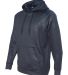 8670 J. America Polyester Hooded Pullover Sweatshi Navy Volt side view