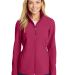 L334 Port Authority Ladies Cinch-Waist Soft Shell  in Dark fuchsia front view