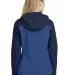 L335 Port Authority Ladies Hooded Core Soft Shell  NtSky Bl/DB Ny back view