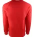 Next Level N9000 Unisex Terry Raglan Pullover RED back view