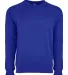 Next Level N9000 Unisex Terry Raglan Pullover ROYAL front view
