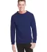 Next Level N9000 Unisex Terry Raglan Pullover COOL BLUE front view