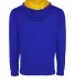 Next Level 9301 Unisex French Terry Pullover Hoody ROYAL/ GOLD back view