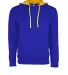 Next Level 9301 Unisex French Terry Pullover Hoody ROYAL/ GOLD front view