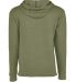9300 Next Level Unisex PCH Pullover Hoody  HTHR MILITRY GRN back view