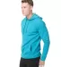 9300 Next Level Unisex PCH Pullover Hoody  in Heather teal side view