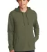 9300 Next Level Unisex PCH Pullover Hoody  in Hthr militry grn front view