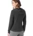 Alternative Apparel 9596 Womens Eco-Fleece Pullove ECO BLACK back view