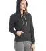 Alternative Apparel 9596 Womens Eco-Fleece Pullove ECO BLACK side view