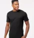 0290TC Tultex Unisex Ring-Spun Cotton Tee 290 in Black front view
