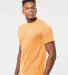 0290TC Tultex Unisex Ring-Spun Cotton Tee 290 in Cantaloupe side view