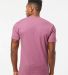 0290TC Tultex Unisex Ring-Spun Cotton Tee 290 in Cassis back view