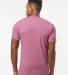 0290TC Tultex Unisex Ring-Spun Cotton Tee 290 in Cassis back view