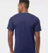 0290TC Tultex Unisex Ring-Spun Cotton Tee 290 in Inked india back view