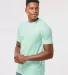 0290TC Tultex Unisex Ring-Spun Cotton Tee 290 in Light mint side view