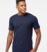 0290TC Tultex Unisex Ring-Spun Cotton Tee 290 in Navy front view