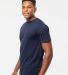 0290TC Tultex Unisex Ring-Spun Cotton Tee 290 in Navy side view