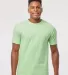 0290TC Tultex Unisex Ring-Spun Cotton Tee 290 in Neo mint front view