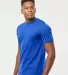 0290TC Tultex Unisex Ring-Spun Cotton Tee 290 in Royal side view