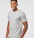 0290TC Tultex Unisex Ring-Spun Cotton Tee 290 in Silver side view