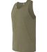 Next Level 6233 Men's Premium Fitted CVC Tank MILITARY GREEN side view