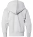 P470 Hanes Youth EcoSmart Pullover Hooded Sweatshi Ash back view