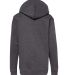 P470 Hanes Youth EcoSmart Pullover Hooded Sweatshi Charcoal Heather back view