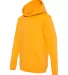 P470 Hanes Youth EcoSmart Pullover Hooded Sweatshi Gold side view